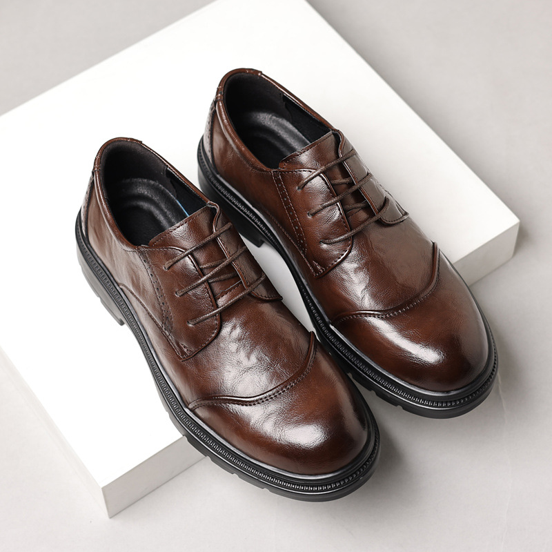 Men'S Formal Office Wear Shoes - Мужская кожаная обувь для повседневного бизнеса,