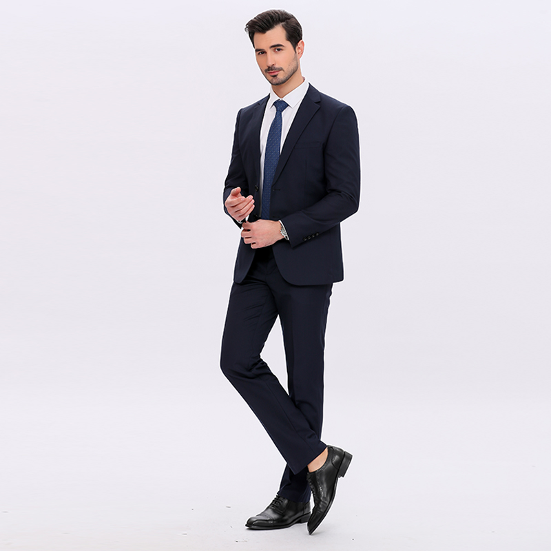 Korean Men Formal Wear - Мужской модный костюм-двойка с двумя пуговицами,