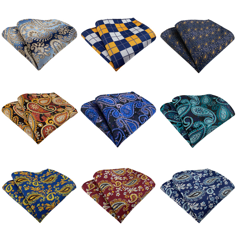 Pocket Square Set - Новейшие стили, нагрудный платок, элегантный синий,