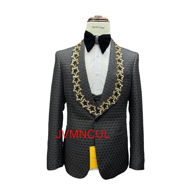 Men'S Formal Wear For Reception - Мужской костюм-тройка Slim Fit: пиджак, жилет