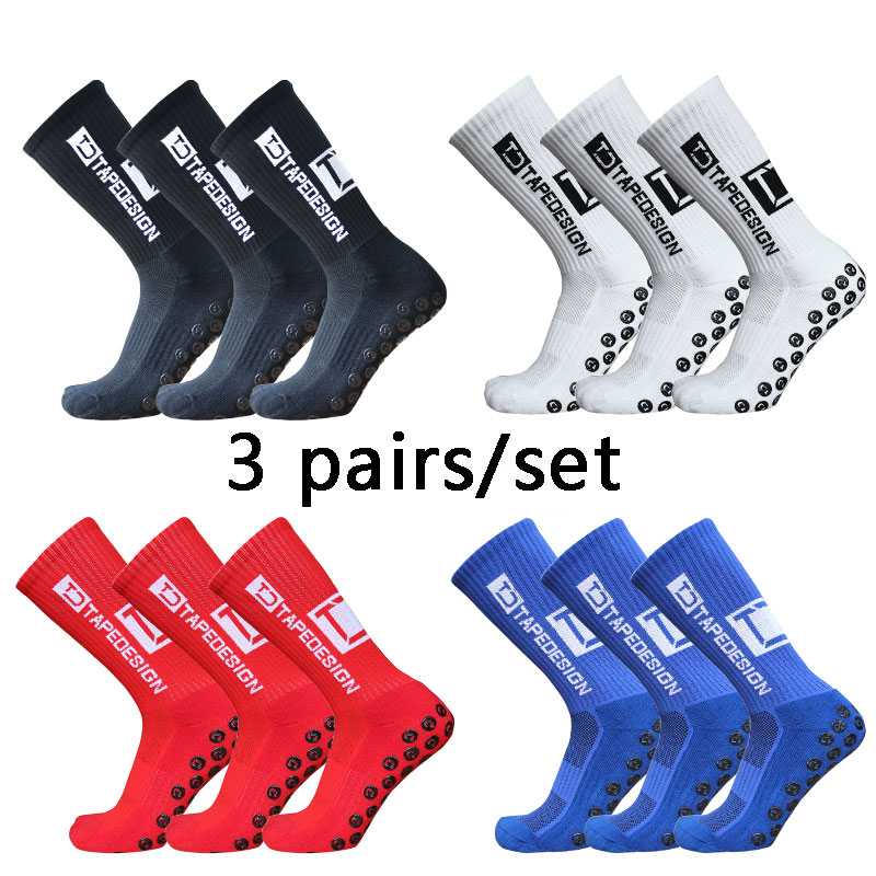 Sock Garter Men - 3 пары, Нескользящие футбольные носки для