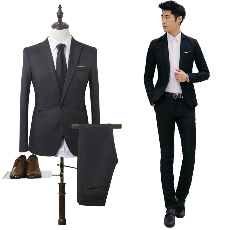 Men Formal Wear Clothes - Деловой повседневный свадебный костюм для мужчин: