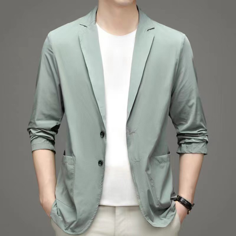 Men Formal Wear Clothes - Мужской хлопковый деловой костюм в корейском