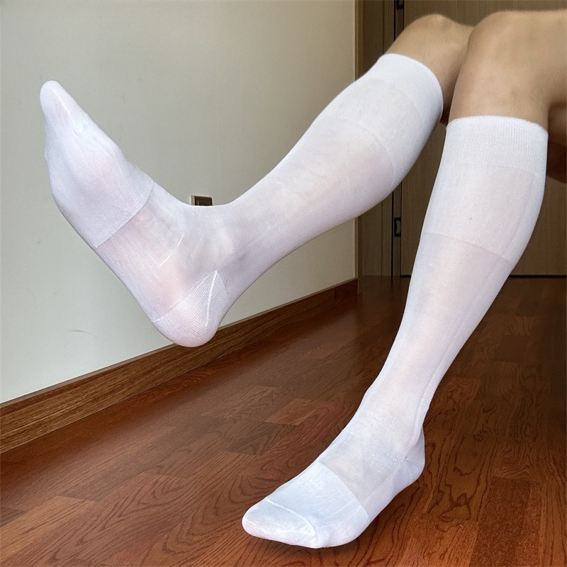 Sock Garter Men - Новые мужские белые носки до колена,