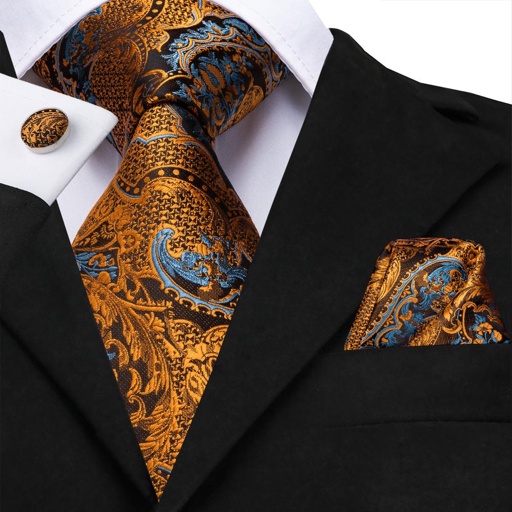 Pocket Square Set - Набор мужских галстуков из 100% шелка