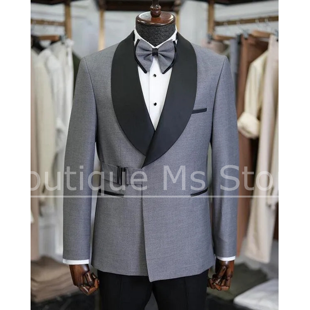 Men Formal Wear For Dinner - Стильный мужской костюм с шалевым воротником,