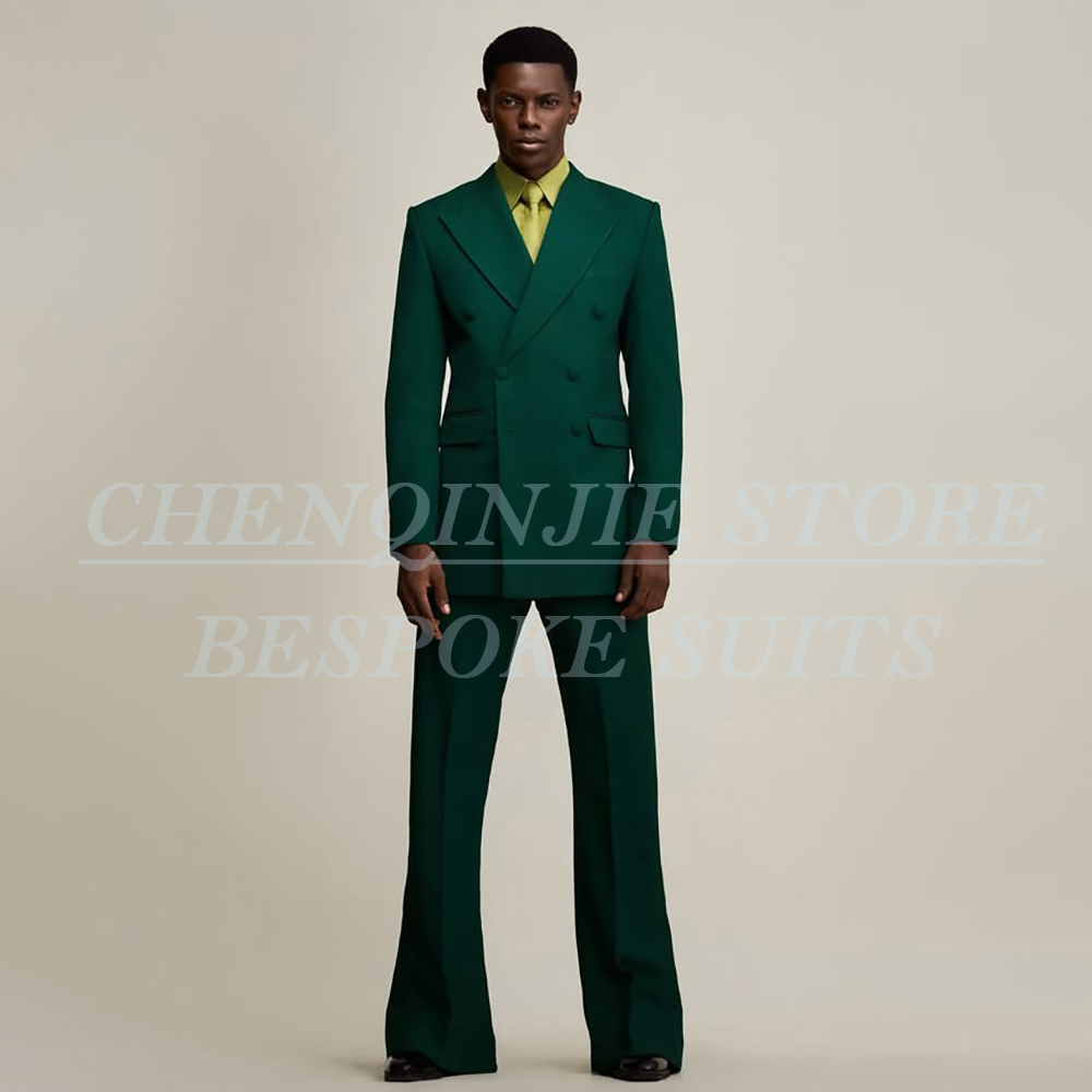 Men Formal Wear Green - Роскошный зеленый мужской костюм для свадьбы,