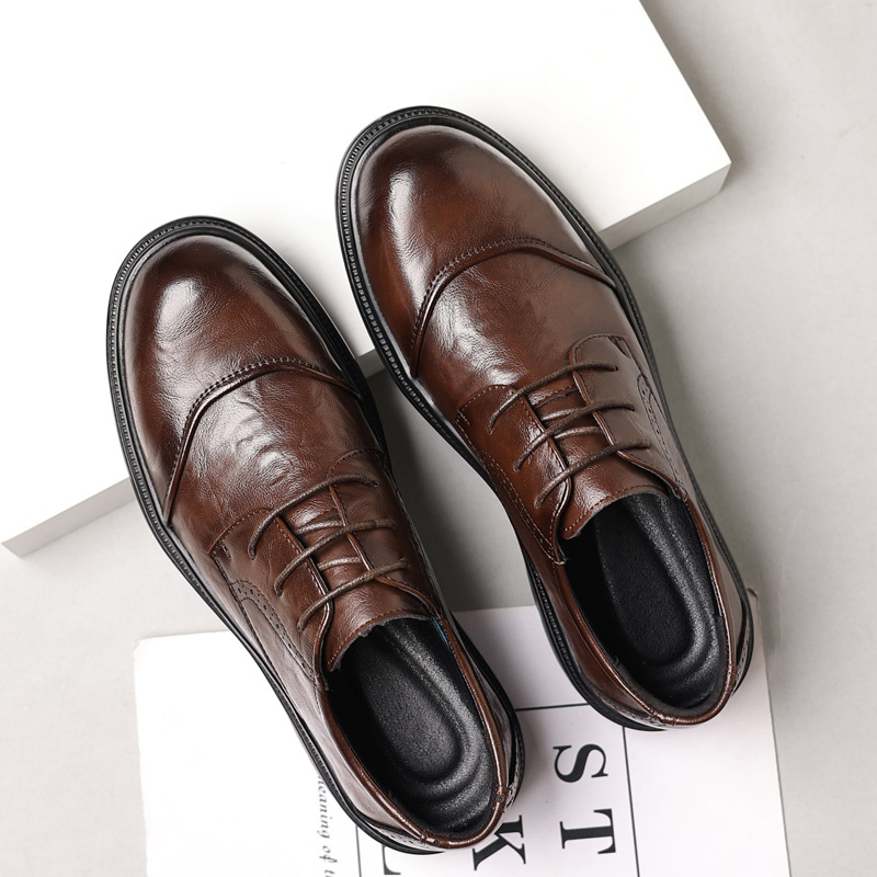 Мужская кожаная обувь для повс – обзор и цена Men'S Formal Office Wear Shoes
