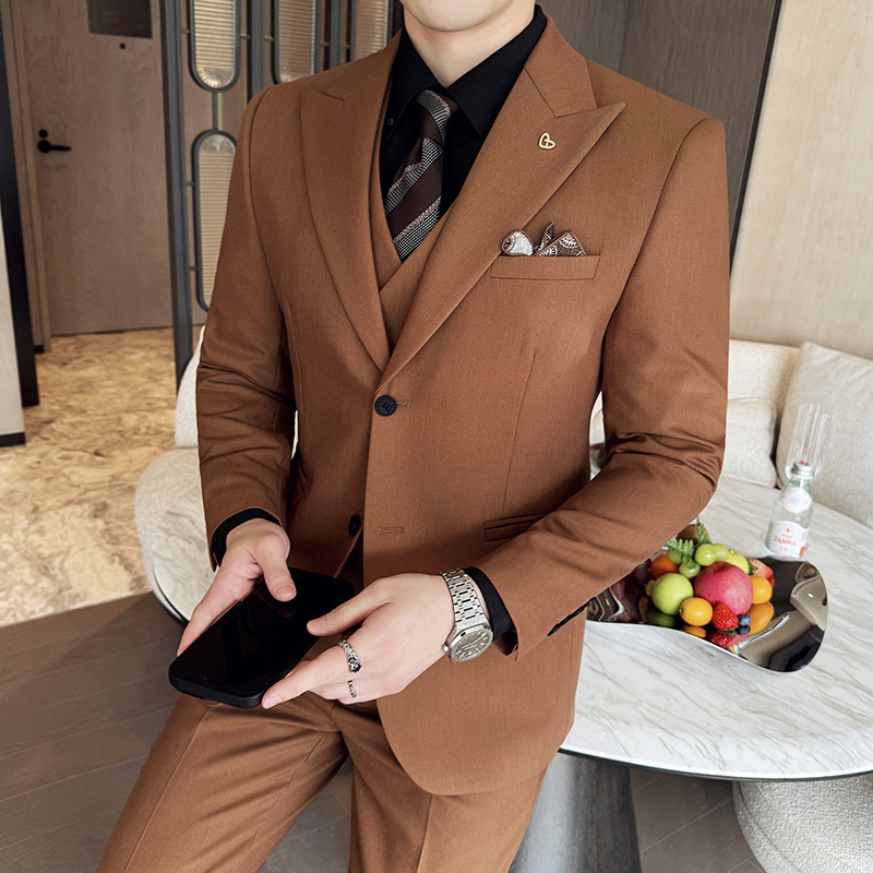 Белый мужской костюм-тройка Sl – обзор и цена Men Formal Wear For Dinner