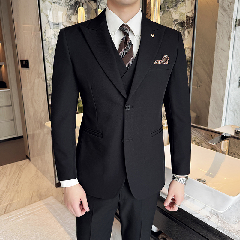 Белый мужской костюм-тройка Sl – обзор и цена Men Formal Wear For Dinner