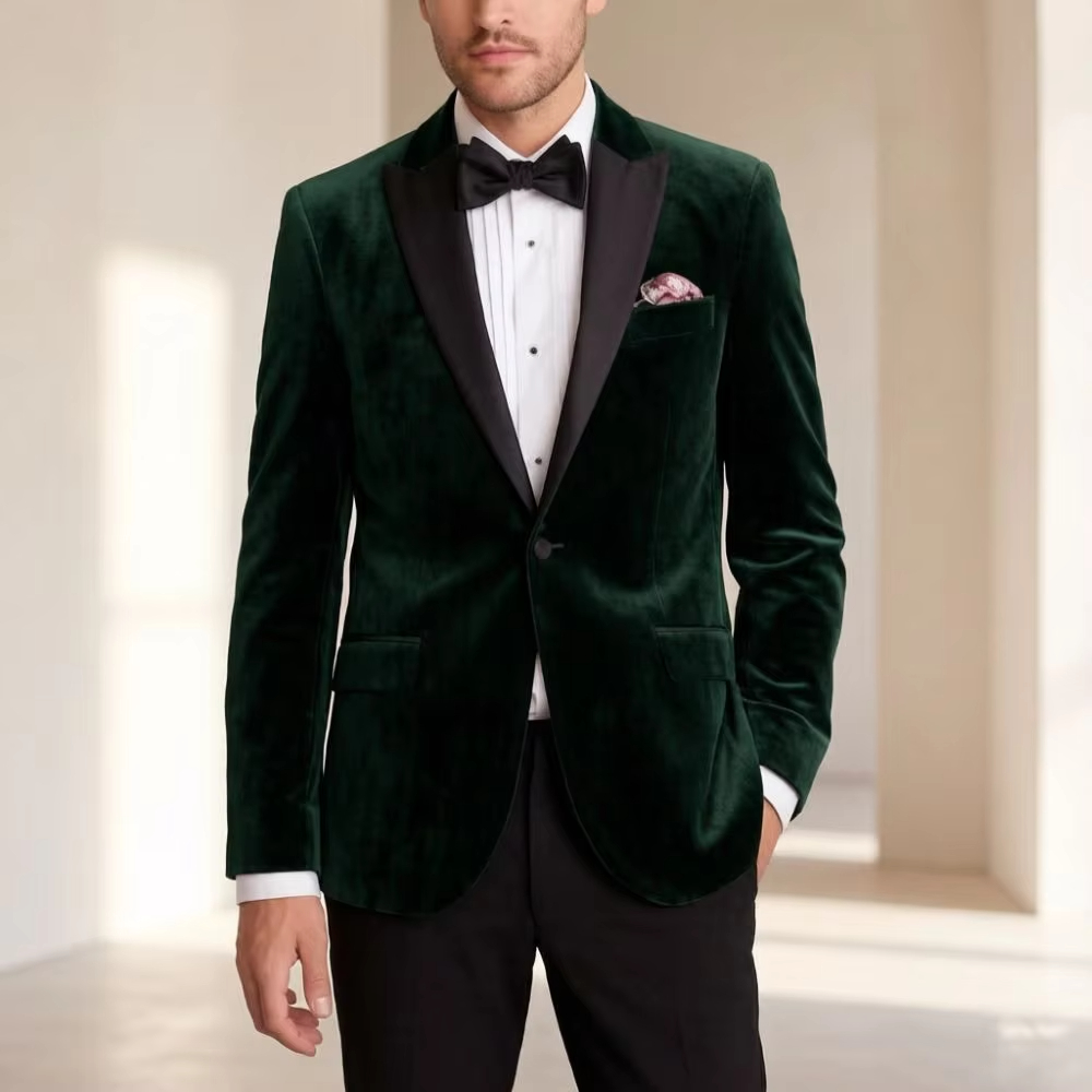 Мужские бархатные костюмы Slim – обзор и цена Men'S Formal Wear For Reception