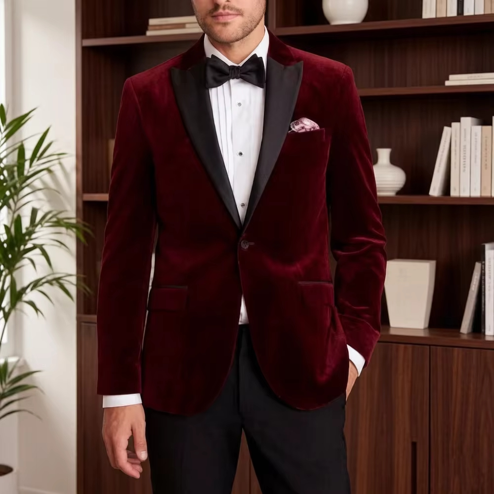 Мужские бархатные костюмы Slim – обзор и цена Men'S Formal Wear For Reception