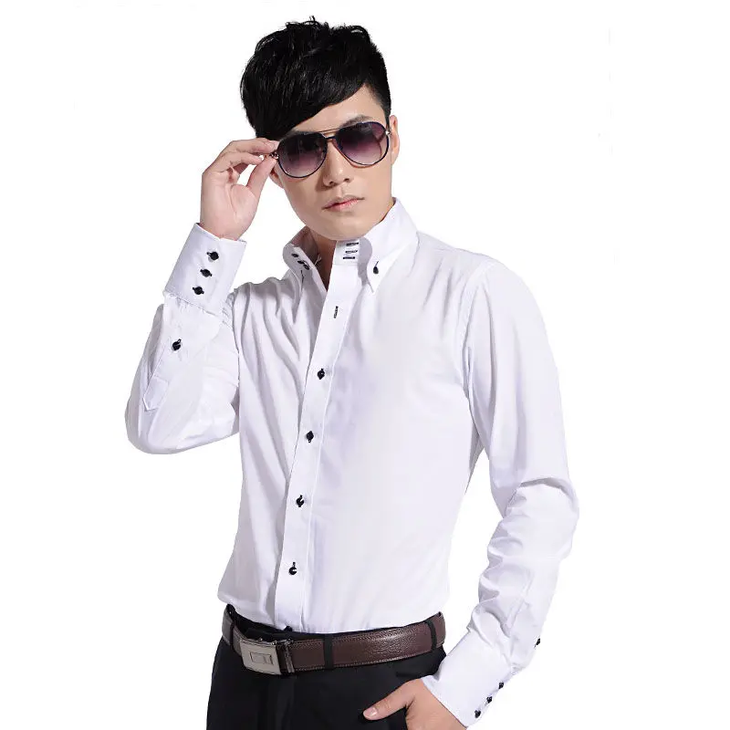 Классическая рубашка для мужчи – обзор и цена Korean Men Formal Wear