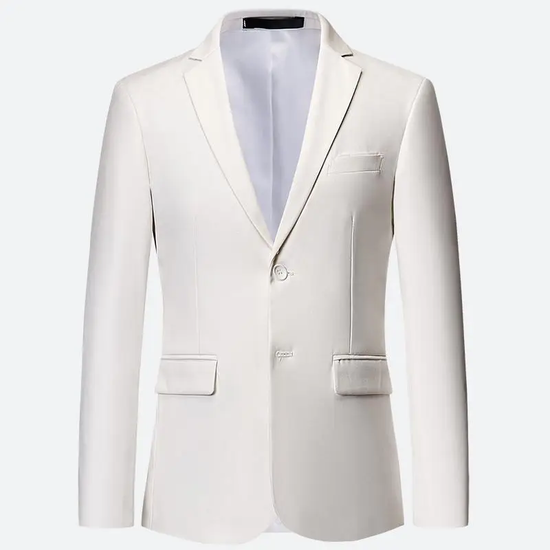 Мужские белые деловые куртки с – обзор и цена Korean Men Formal Wear