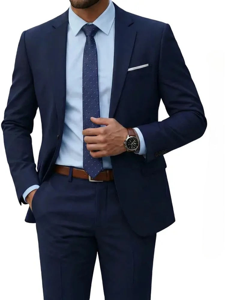 Мужской костюм-двойка (пиджак  – обзор и цена Men Formal Wear For Dinner