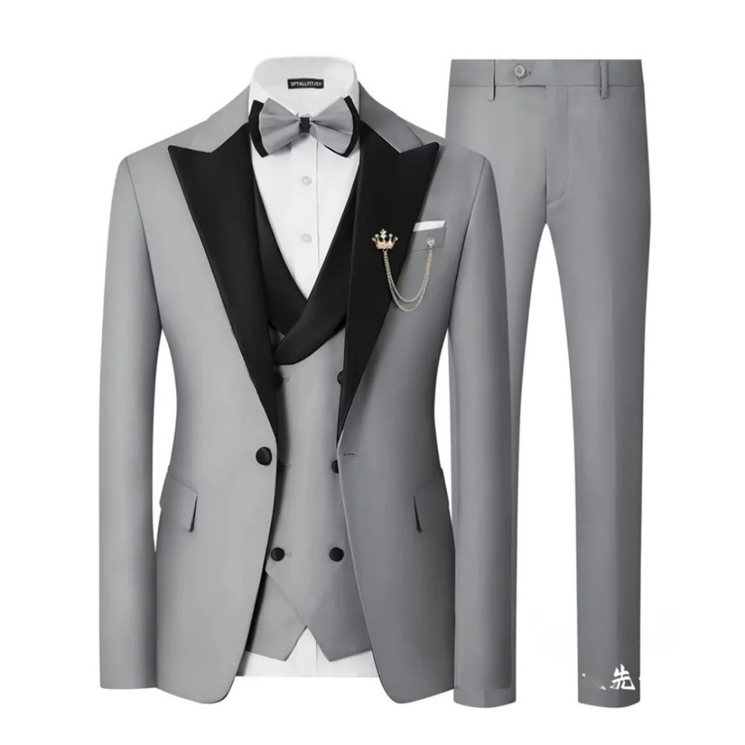 Мужской костюм-тройка Slim Fit – обзор и цена Men Formal Wear For Dinner