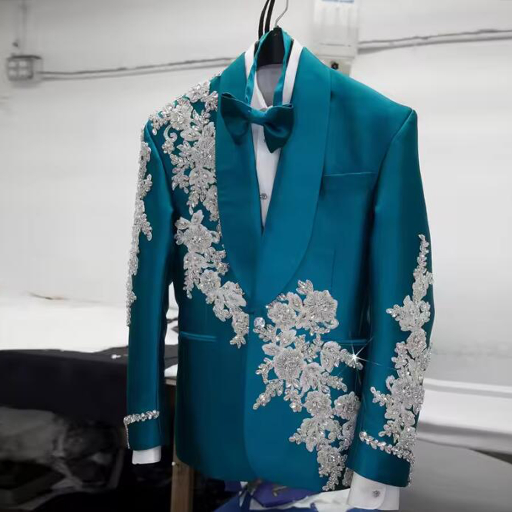 Эксклюзивный зеленый мужской к – обзор и цена Men Formal Wear Green