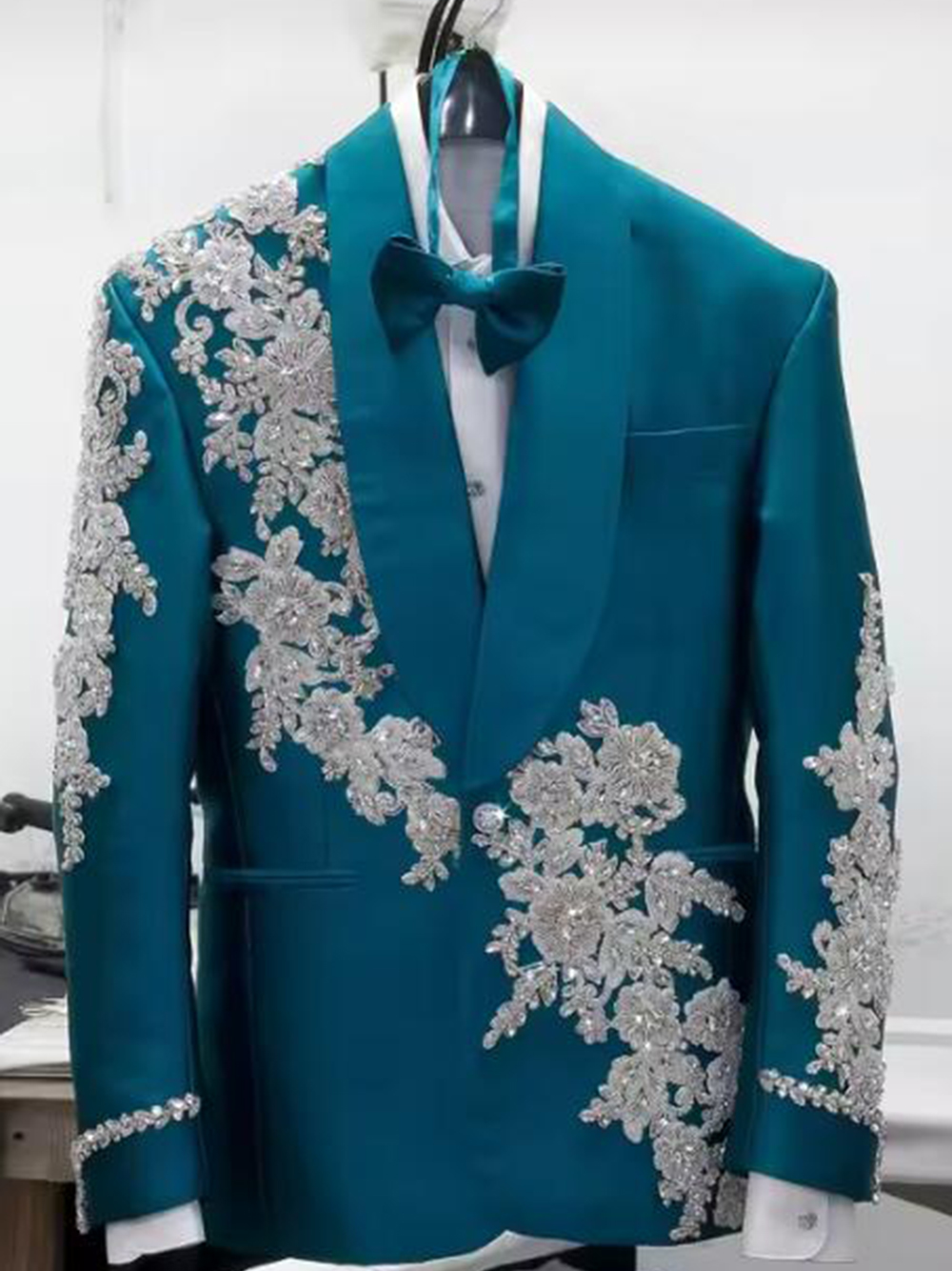 Эксклюзивный зеленый мужской к – обзор и цена Men Formal Wear Green