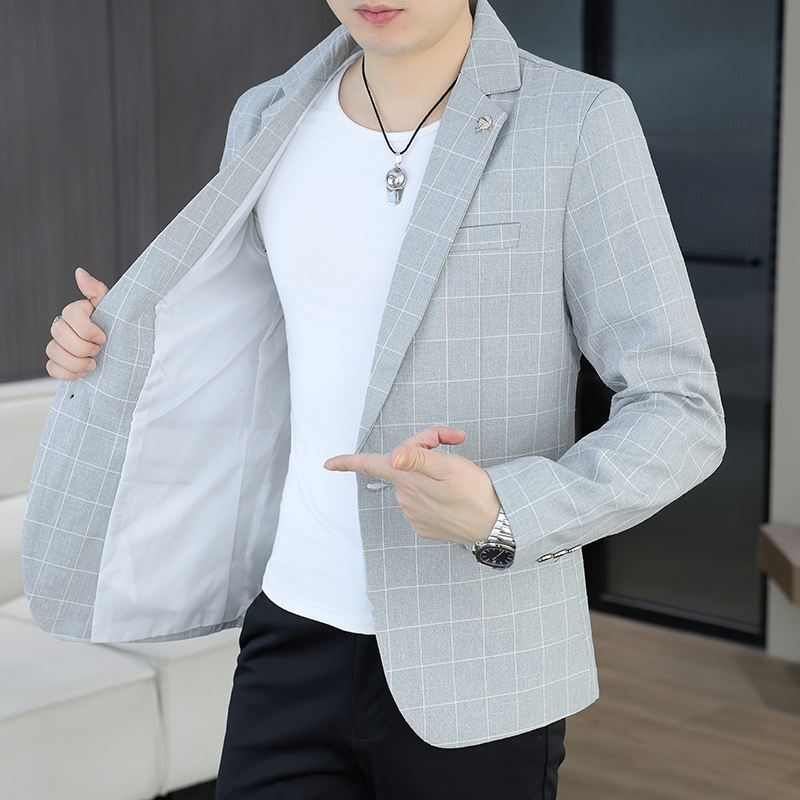 Блейзер для улицы, мужской вел – обзор и цена Korean Men Formal Wear