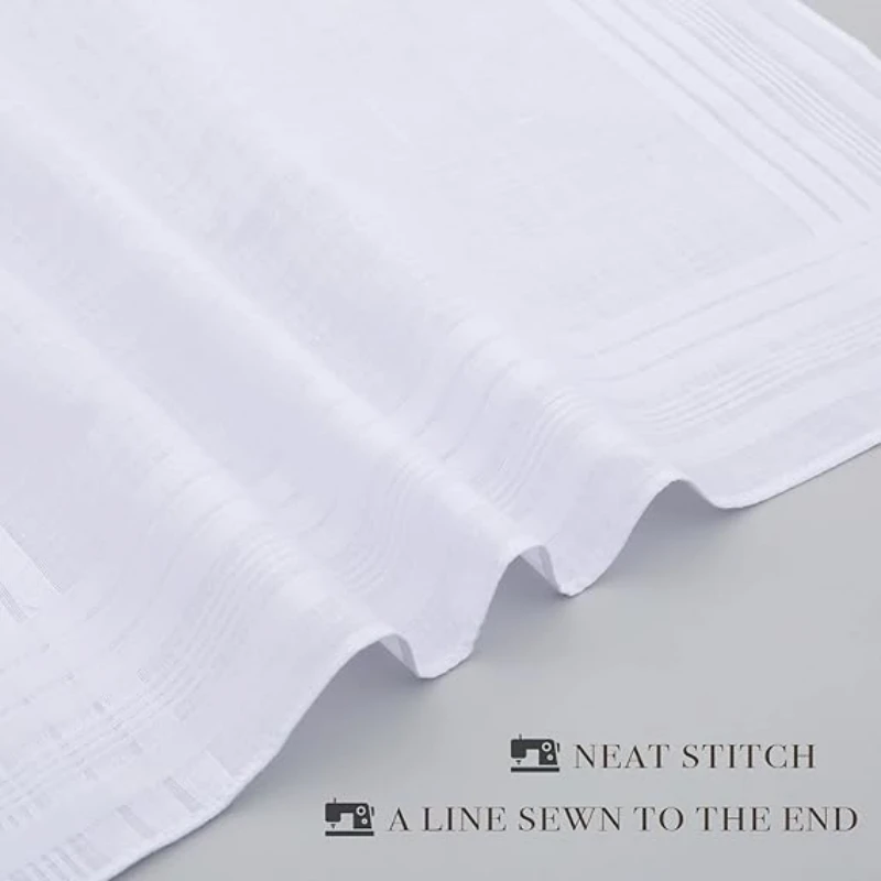 Набор из 6/12 тонких хлопковых – обзор и цена Pocket Square Set