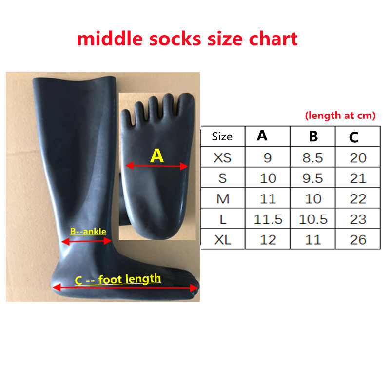 Латексные носки, 5 пальцев, ко – обзор и цена Sock Garter Men