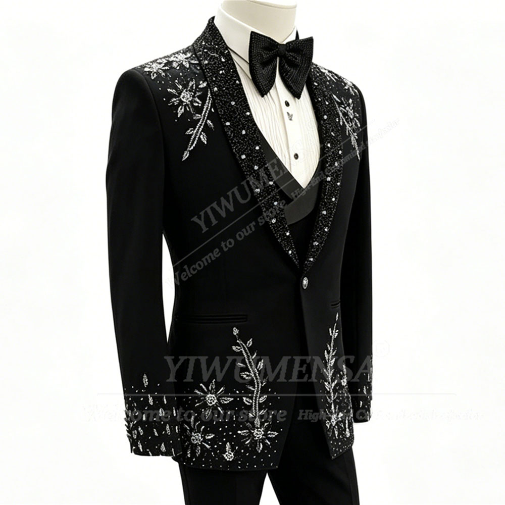 Мужской костюм с бисерной отде – обзор и цена Men Formal Wear For Dinner