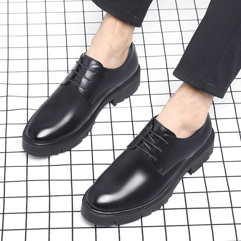 Мужские черные кожаные туфли н – обзор и цена Men'S Formal Office Wear Shoes