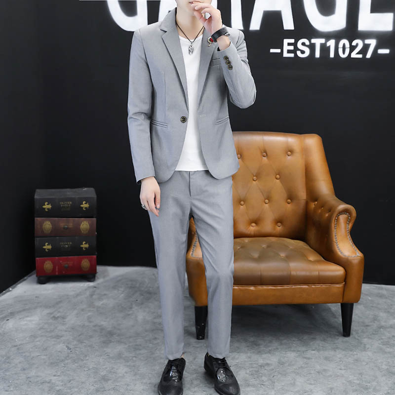 Мужская стильная приталенная к – обзор и цена Korean Men Formal Wear