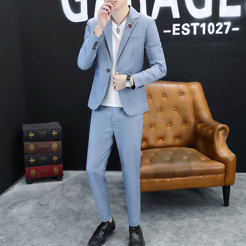 Мужская стильная приталенная к – обзор и цена Korean Men Formal Wear