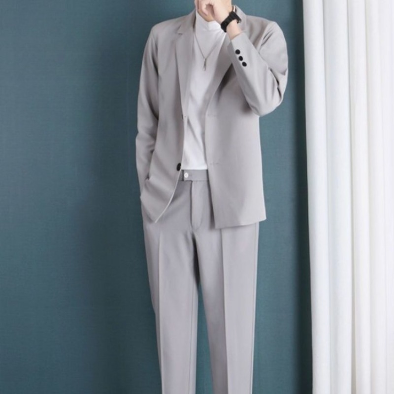Мужской абрикосовый костюм-дво – обзор и цена Korean Men Formal Wear